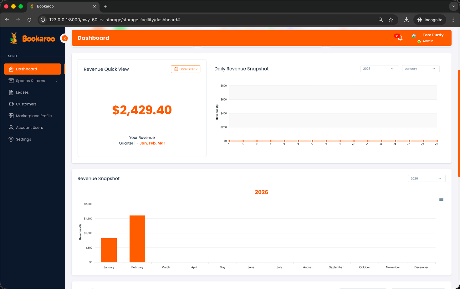 Revenue snapshot